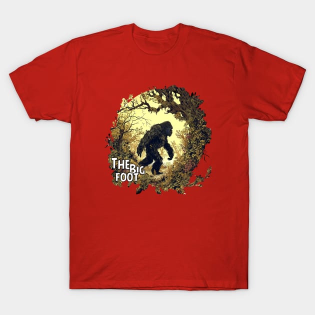 The Bigfoot T-Shirt by enyeniarts